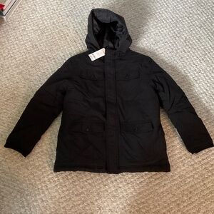 GYMBOREE boys black jacket - size LARGE (10/12)